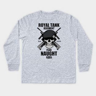 Royal Tank Regiment Kids Long Sleeve T-Shirt